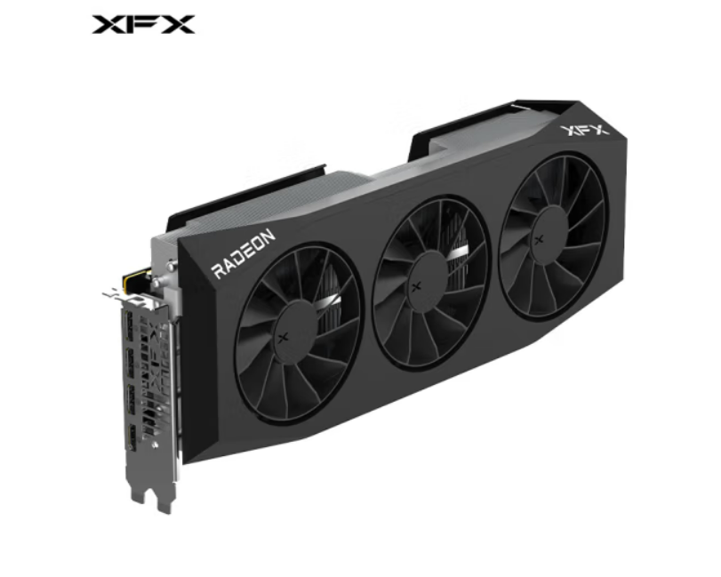 (XFX)AMD RADEON RX 9070 XT OC 16GB Mercury Black (LED Light)- New and original