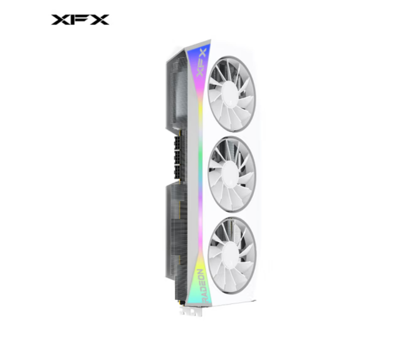 (XFX)AMD RADEON RX 9070 XT OC 16GB Mercury White Magnetic Air-New and original