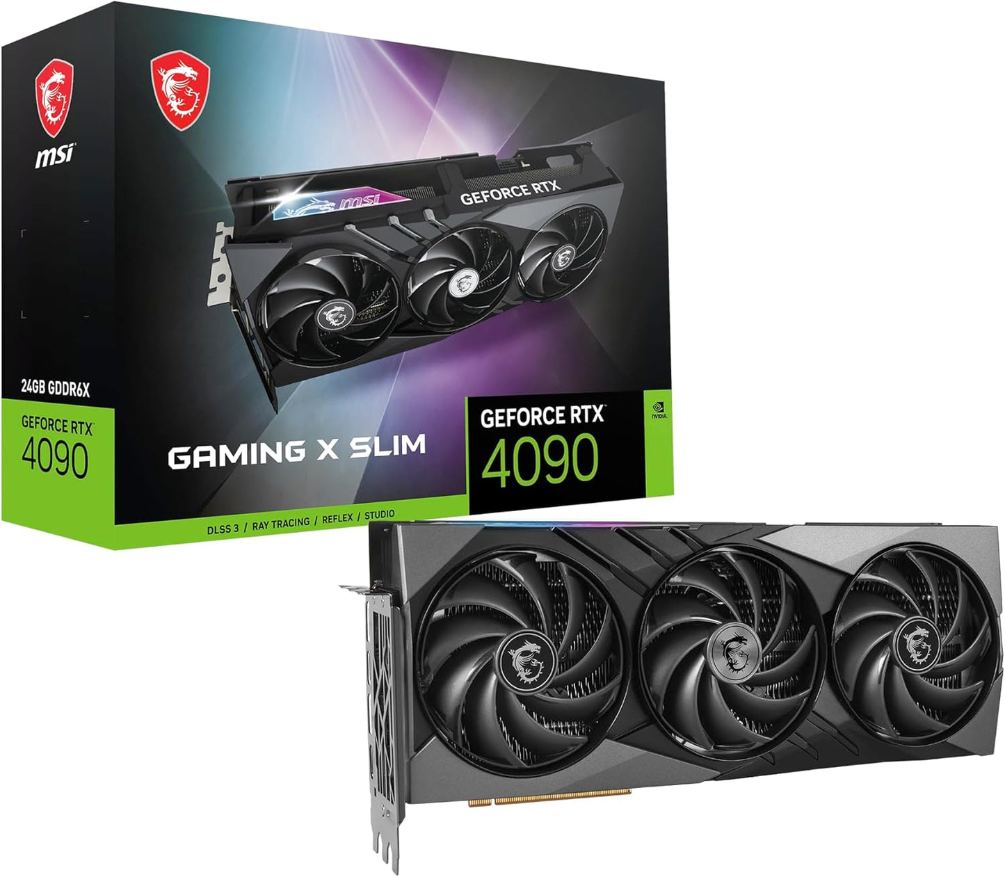 MSI Gaming GeForce RTX 4090 24GB GDDR6X PCI Express 4.0 Graphics Card RTX 4090 GAMING TRIO 24G