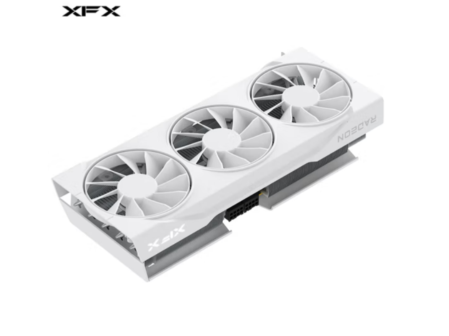 XFX AMD Radeon RX 9070 XT Swift White Triple Fan-New and original
