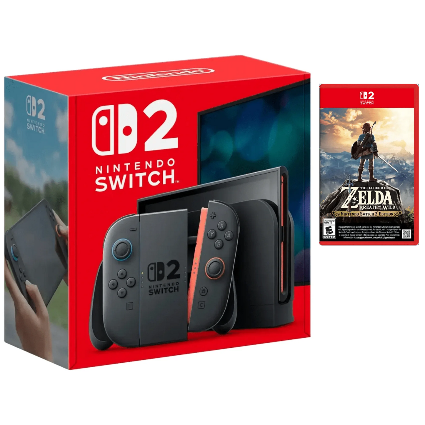 Nintendo Switch 2 Gaming Console with The Legend of Zelda: Breath of The Wild