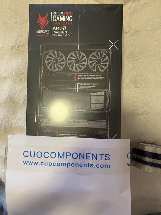 （XFX）AMD RADEON RX 9070 XT OC 16GB Mercury Black (LED Light)-  New and original