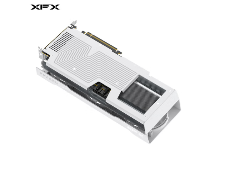 XFX AMD Radeon RX 9070 XT Swift White Triple Fan-New and original